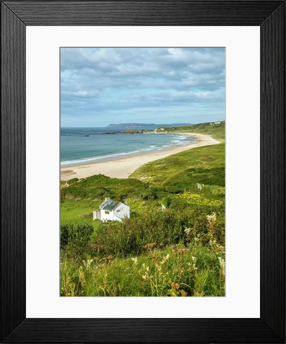 Framed Print : White Park Bay, Ballycaastle, Causeway coast, County Antrim, Northern Ireland, UK Framed Print : White Park Bay, Ballycaastle, Causeway coast, County Antrim, Northern Ireland, UK