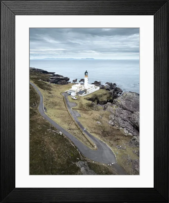 Framed Print : Rubha Reidh Point and lighthouse, Wester Ross, Highland Region, Scotland, UK, February 2025 Framed Print : Rubha Reidh Point and lighthouse, Wester Ross, Highland Region, Scotland, UK, February 2025