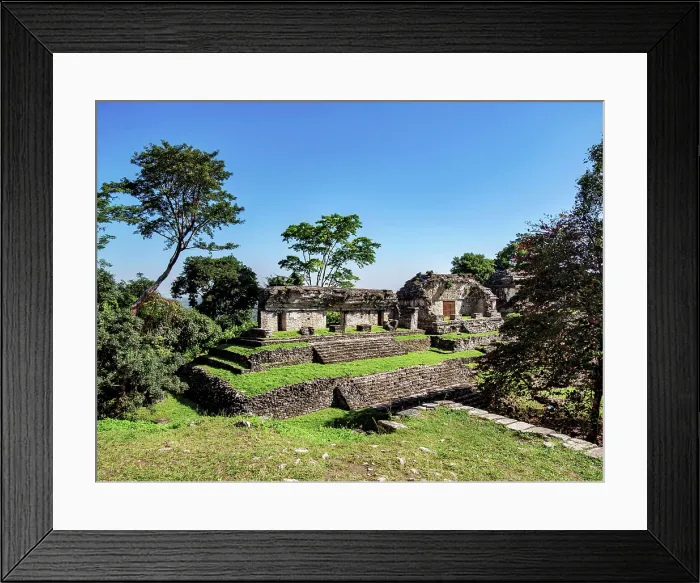 Framed Print : North Group, elevated view, Palenque Archaeological Site, Palenque, Chiapas State, Mexico Framed Print : North Group, elevated view, Palenque Archaeological Site, Palenque, Chiapas State, Mexico