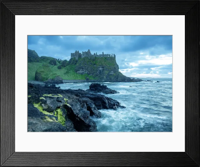 Framed Print : Dunluce Castle, County Antrim, Northern Ireland, UK Framed Print : Dunluce Castle, County Antrim, Northern Ireland, UK