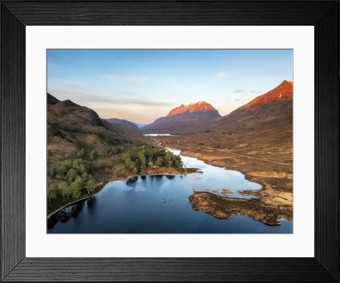 Framed Print : Liathach and Loch Clair, Torridon, Highland Region, Scotland, February 2025 Framed Print : Liathach and Loch Clair, Torridon, Highland Region, Scotland, February 2025