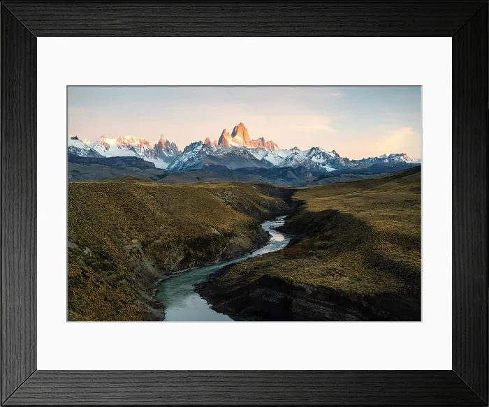 Framed Print : Rio Las Vueltas, El Chalten, Argentina Framed Print : Rio Las Vueltas, El Chalten, Argentina