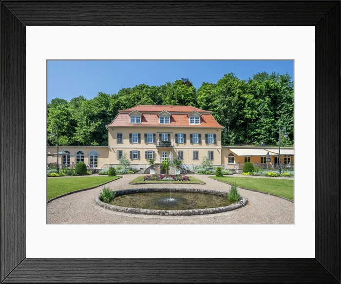 Framed Print : Furstenhof in the Bavarian State Spa Bad Bruckenau, Lower Franconia, Bavaria, Germany Framed Print : Furstenhof in the Bavarian State Spa Bad Bruckenau, Lower Franconia, Bavaria, Germany