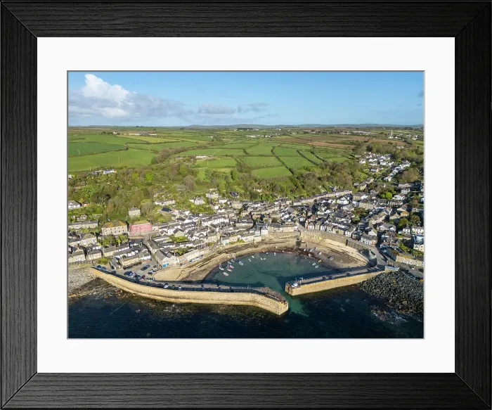 Framed Print : Mousehole, Cornwall, England, UK Framed Print : Mousehole, Cornwall, England, UK