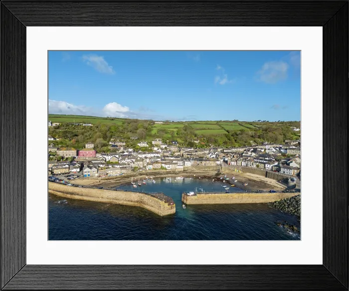 Framed Print : Mousehole, Cornwall, England, UK Framed Print : Mousehole, Cornwall, England, UK