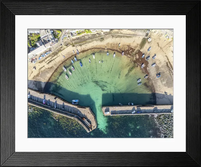 Framed Print : Mousehole, Cornwall, England, UK Framed Print : Mousehole, Cornwall, England, UK