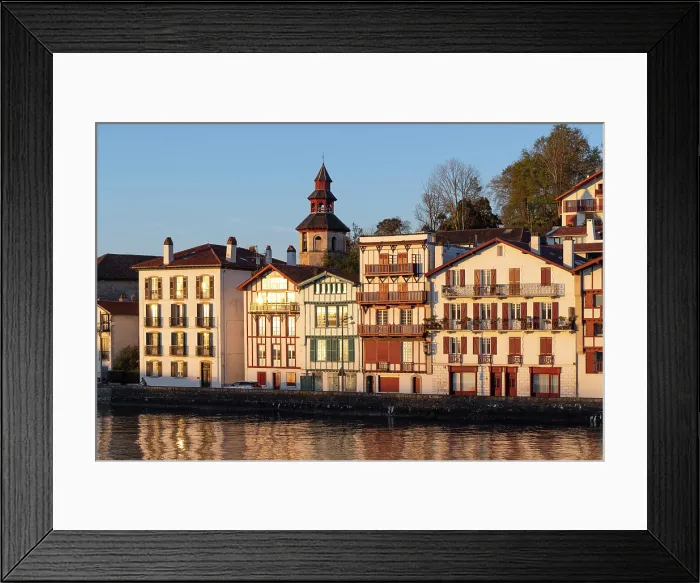 Framed Print : Ciboure, Pays Basque, Pyrenees-Atlantiques, Nouvelle-Aquitaine, France Framed Print : Ciboure, Pays Basque, Pyrenees-Atlantiques, Nouvelle-Aquitaine, France