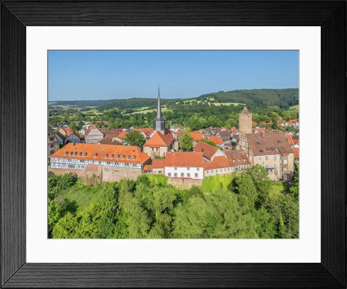 Framed Print : Schlitz with castle, Hesse, Germany Framed Print : Schlitz with castle, Hesse, Germany
