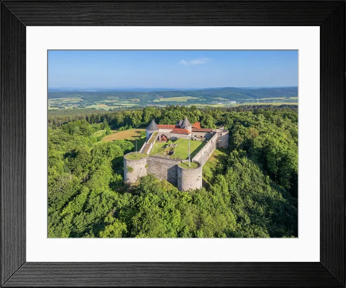 Framed Print : Burg Herzberg near Breitenbach, Hesse, Germany Framed Print : Burg Herzberg near Breitenbach, Hesse, Germany