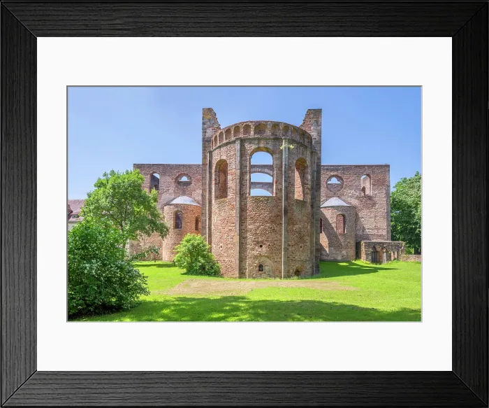 Framed Print : Abbey Ruins, Bad Hersfeld, Hesse, Germany Framed Print : Abbey Ruins, Bad Hersfeld, Hesse, Germany