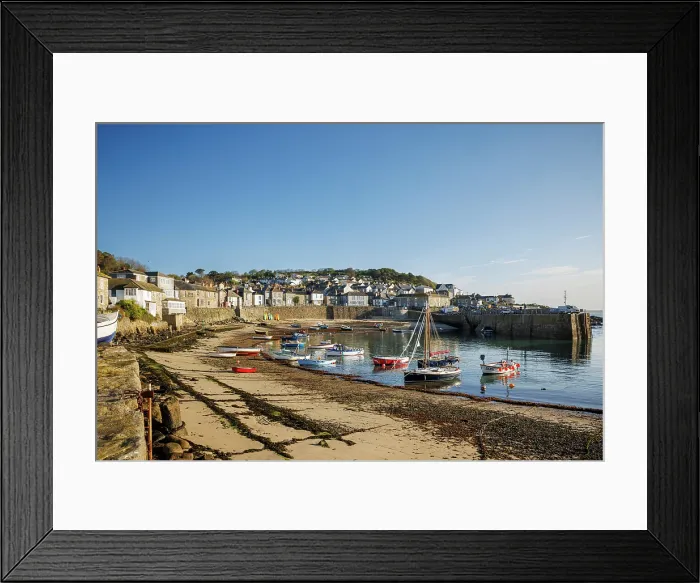 Framed Print : Mousehole, Cornwall, England, UK Framed Print : Mousehole, Cornwall, England, UK