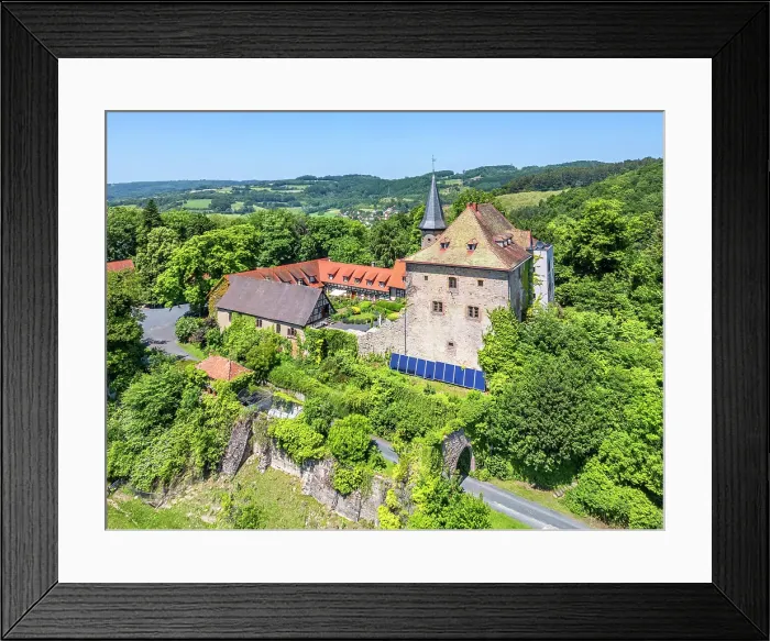 Framed Print : Burg Brandenstein near Schluchtern, Hesse, Germany Framed Print : Burg Brandenstein near Schluchtern, Hesse, Germany