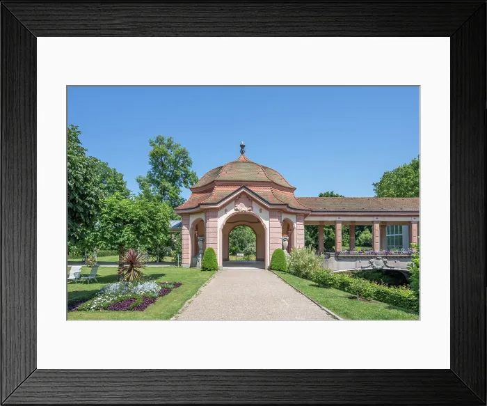 Framed Print : Pump Room in the Spa Gardens, Bavarian State Spa Bad Bruckenau, Lower Franconia, Bavaria, Germany Framed Print : Pump Room in the Spa Gardens, Bavarian State Spa Bad Bruckenau, Lower Franconia, Bavaria, Germany