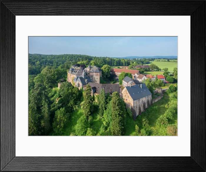 Framed Print : Schloss Eisenbach near Lauterbach in morning light, Hesse, Germany Framed Print : Schloss Eisenbach near Lauterbach in morning light, Hesse, Germany