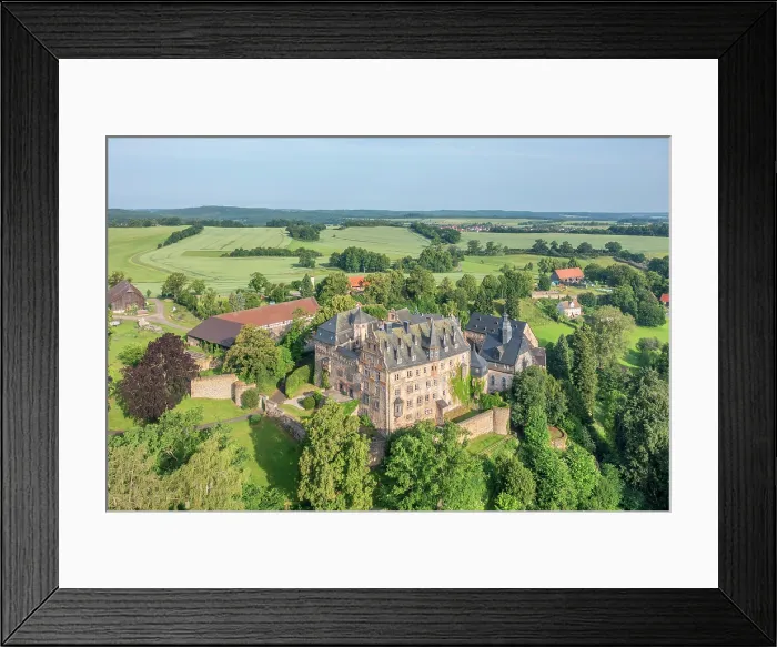 Framed Print : Schloss Eisenbach near Lauterbach in morning light, Hesse, Germany Framed Print : Schloss Eisenbach near Lauterbach in morning light, Hesse, Germany