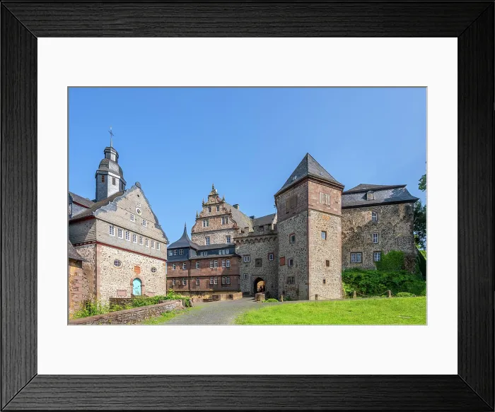 Framed Print : Schloss Eisenbach near Lauterbach, Hesse, Germany