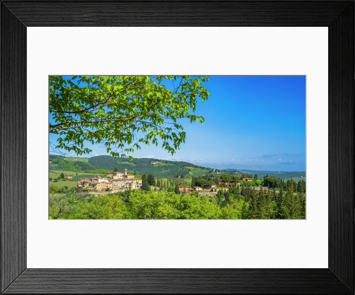 Framed Print : Europe, Italy, Tuscany. Florence, Chianti area. The little village of Montefioralle near to Greve in Chianti Framed Print : Europe, Italy, Tuscany. Florence, Chianti area. The little village of Montefioralle near to Greve in Chianti