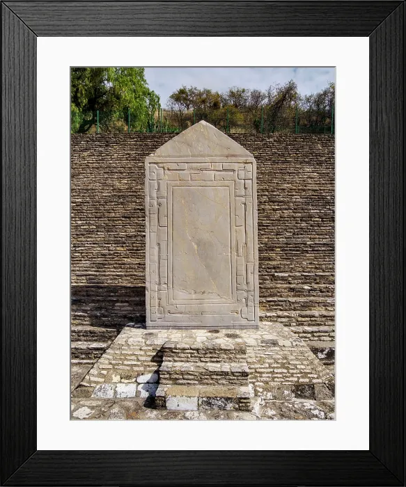 Framed Print : The Great Pyramid Archaeological Site, detailed view, Cholula, Puebla State, Mexico Framed Print : The Great Pyramid Archaeological Site, detailed view, Cholula, Puebla State, Mexico
