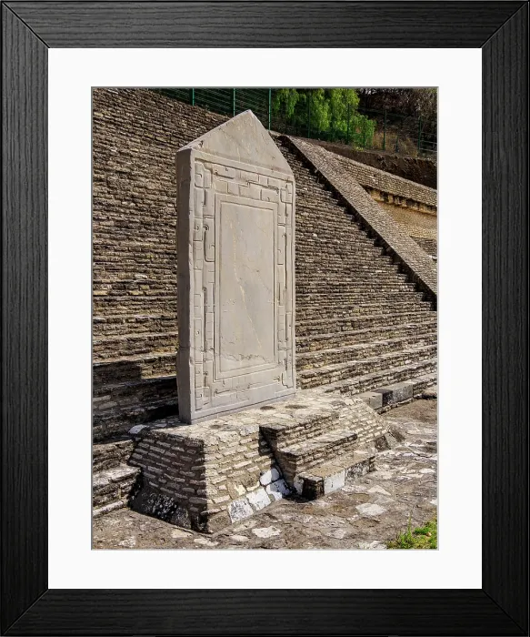 Framed Print : The Great Pyramid Archaeological Site, detailed view, Cholula, Puebla State, Mexico Framed Print : The Great Pyramid Archaeological Site, detailed view, Cholula, Puebla State, Mexico
