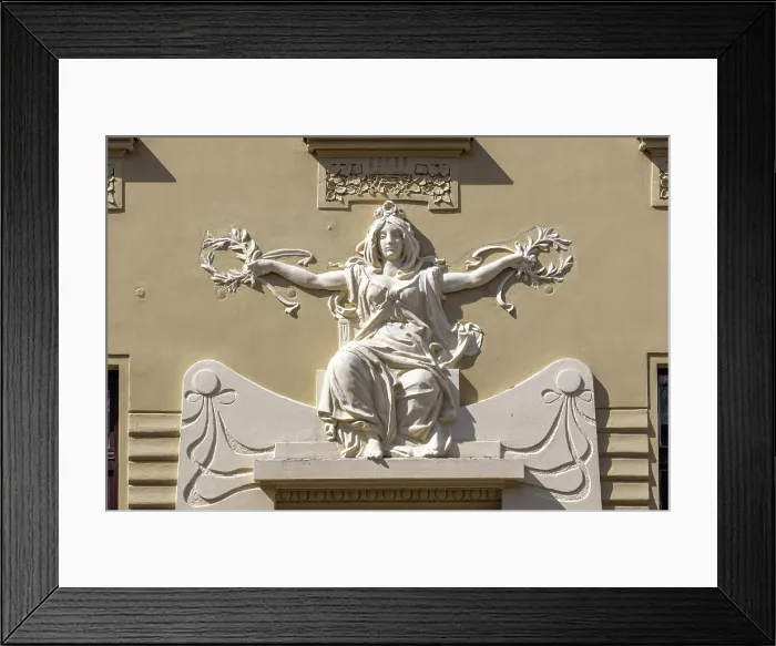 Framed Print : Art Nouveau Architectural Bas Relief Detail on Pogacnik House, Ljubljana, Slovenia, Eastern Europe Framed Print : Art Nouveau Architectural Bas Relief Detail on Pogacnik House, Ljubljana, Slovenia, Eastern Europe