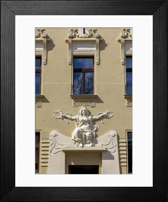 Framed Print : Art Nouveau Architectural Bas Relief Detail on Pogacnik House, Ljubljana, Slovenia, Eastern Europe Framed Print : Art Nouveau Architectural Bas Relief Detail on Pogacnik House, Ljubljana, Slovenia, Eastern Europe