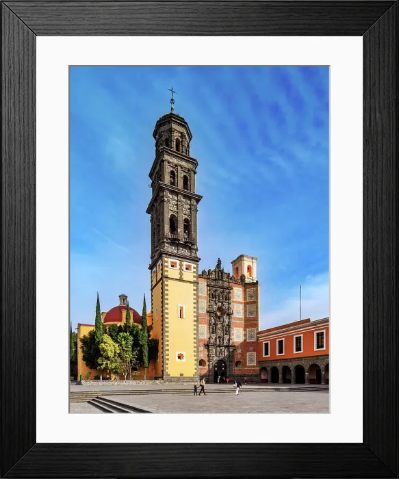 Framed Print : San Francisco Church and Convent, City of Puebla, Puebla State, Mexico Framed Print : San Francisco Church and Convent, City of Puebla, Puebla State, Mexico