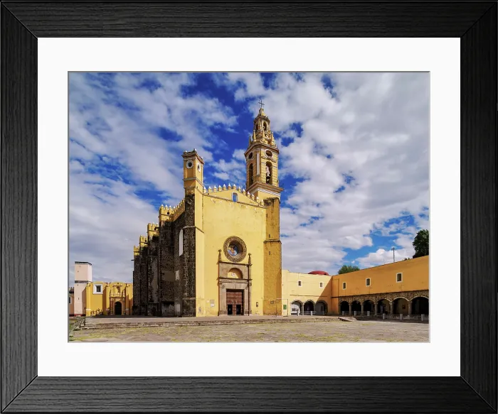 Framed Print : San Gabriel Franciscan Convent, main church, Cholula, Puebla State, Mexico Framed Print : San Gabriel Franciscan Convent, main church, Cholula, Puebla State, Mexico