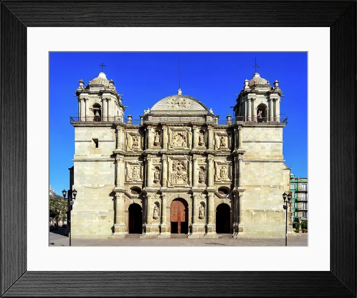 Framed Print : Cathedral of Our Lady of the Assumption, Oaxaca de Juarez, Oaxaca State, Mexico Framed Print : Cathedral of Our Lady of the Assumption, Oaxaca de Juarez, Oaxaca State, Mexico