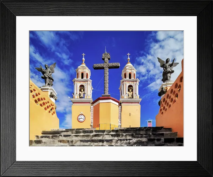 Framed Print : Nuestra Senora de los Remedios Church on top of the Great Pyramid, Cholula, Puebla State, Mexico Framed Print : Nuestra Senora de los Remedios Church on top of the Great Pyramid, Cholula, Puebla State, Mexico