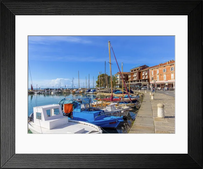 Framed Print : The Harbour at Izola, Izola, Slovenia, Eastern Europe Framed Print : The Harbour at Izola, Izola, Slovenia, Eastern Europe