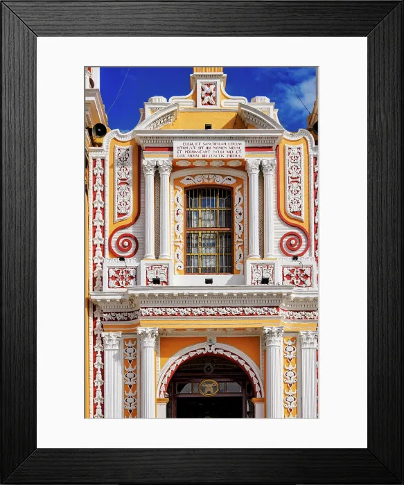 Framed Print : Nuestra Senora de los Remedios Church on top of the Great Pyramid, detailed view, Cholula, Puebla State, Mexico Framed Print : Nuestra Senora de los Remedios Church on top of the Great Pyramid, detailed view, Cholula, Puebla State, Mexico