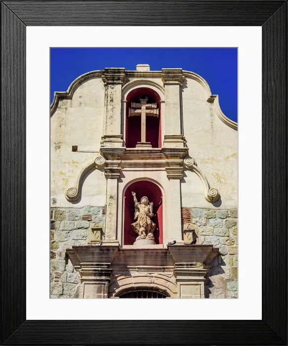 Framed Print : Sangre de Cristo Church, detailed view, Oaxaca de Juarez, Oaxaca State, Mexico Framed Print : Sangre de Cristo Church, detailed view, Oaxaca de Juarez, Oaxaca State, Mexico