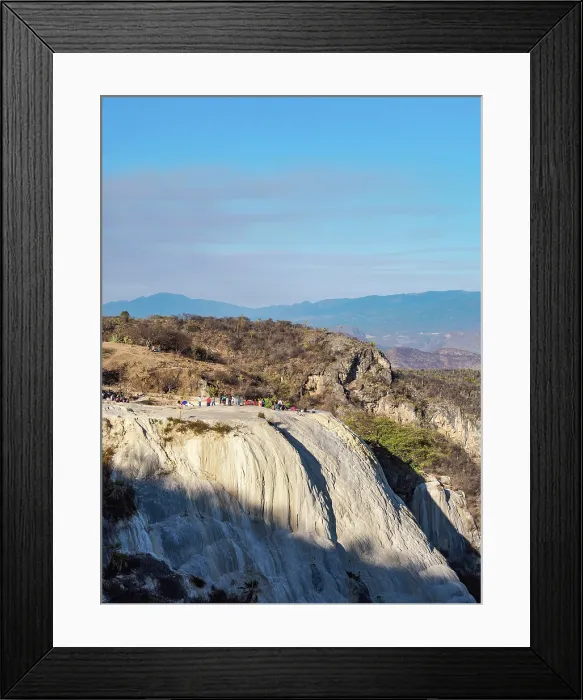 Framed Print : Hierve el Agua at sunset, San Lorenzo Albarradas, Oaxaca State, Mexico Framed Print : Hierve el Agua at sunset, San Lorenzo Albarradas, Oaxaca State, Mexico