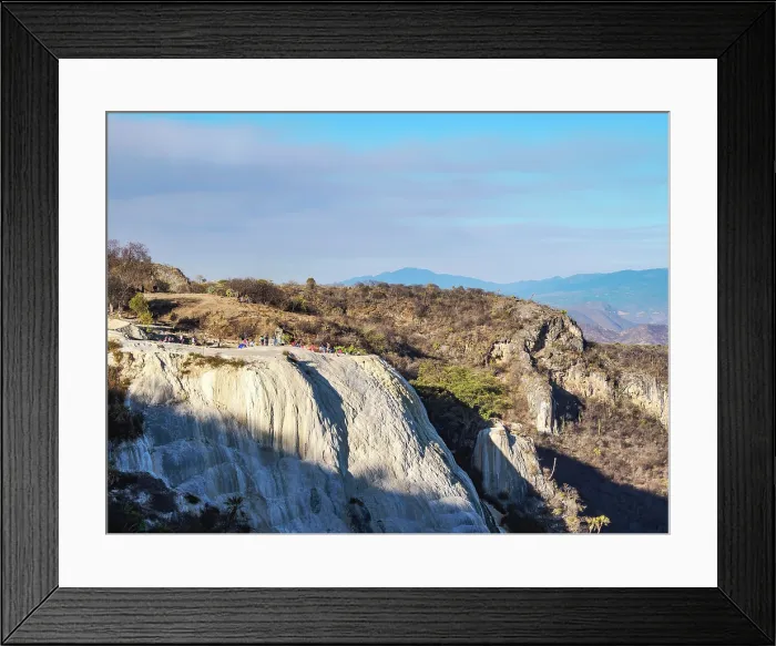 Framed Print : Hierve el Agua at sunset, San Lorenzo Albarradas, Oaxaca State, Mexico Framed Print : Hierve el Agua at sunset, San Lorenzo Albarradas, Oaxaca State, Mexico