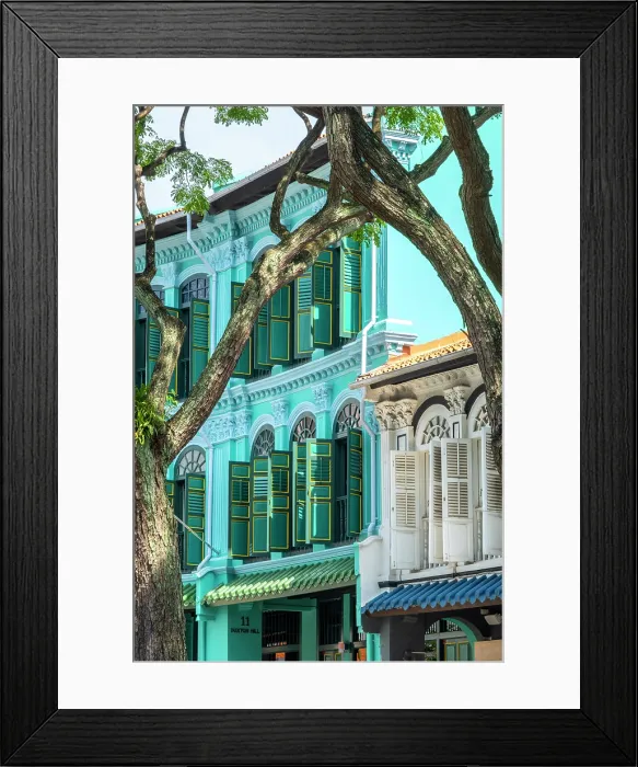 Framed Print : China Town, Singapore Framed Print : China Town, Singapore