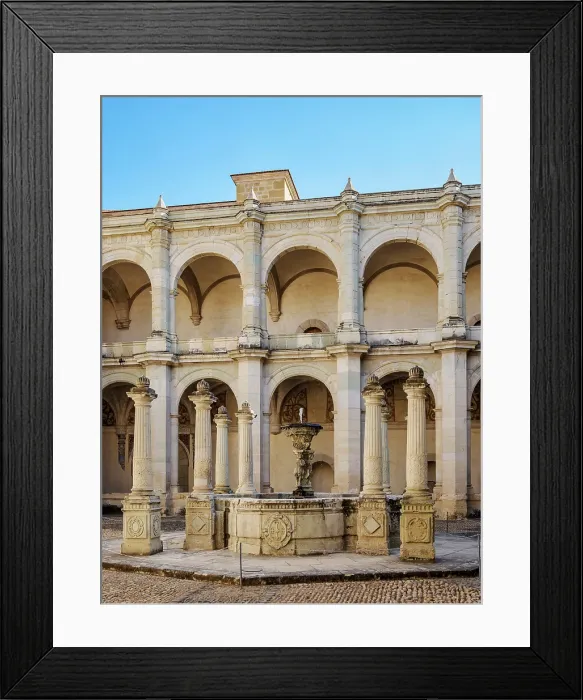 Framed Print : Cloister at the Convent of Santo Domingo de Guzman, Oaxaca de Juarez, Oaxaca State, Mexico