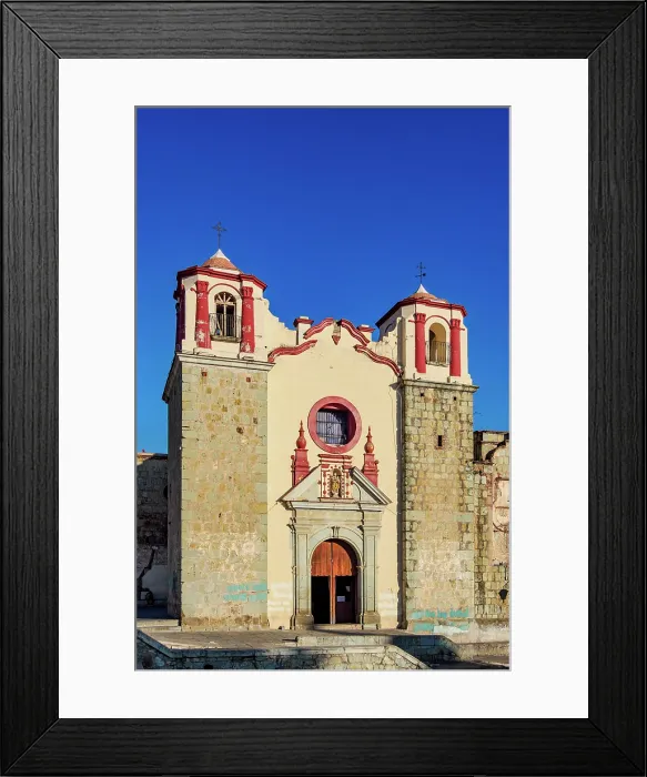 Framed Print : San Jose Church at sunset, Oaxaca de Juarez, Oaxaca State, Mexico