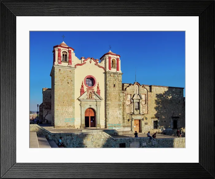 Framed Print : San Jose Church at sunset, Oaxaca de Juarez, Oaxaca State, Mexico