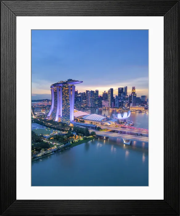 Framed Print : Marina Bay Sands Hotel, Singapore