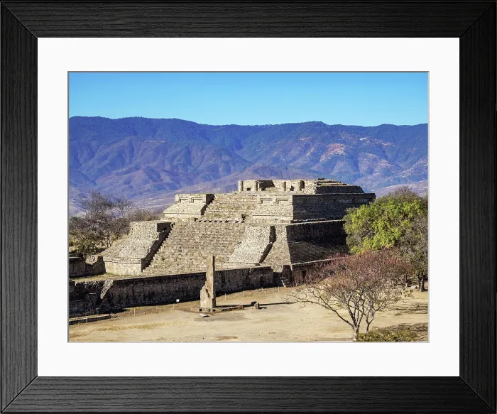 Framed Print : Building K, Monte Alban Archaeological Site, Oaxaca State, Mexico Framed Print : Building K, Monte Alban Archaeological Site, Oaxaca State, Mexico