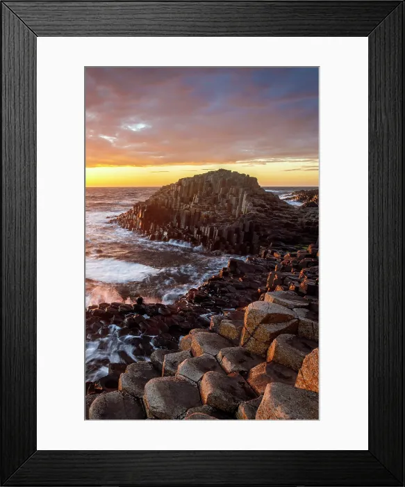 Framed Print : The Giants Causeway, County Antrim, Northern Ireland, UK Framed Print : The Giants Causeway, County Antrim, Northern Ireland, UK