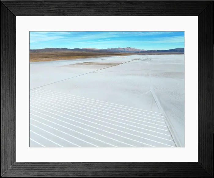 Framed Print : Aerial view of the pools of the Salinas Grandes Salt Flat, Puna de Atacama, Jujuy, Argentina Framed Print : Aerial view of the pools of the Salinas Grandes Salt Flat, Puna de Atacama, Jujuy, Argentina