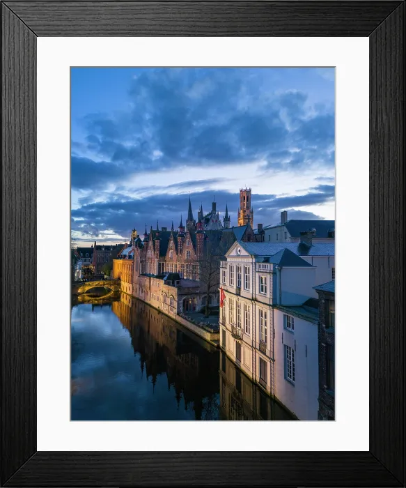 Framed Print : Historic centre and Canal, Bruges, Western Flanders, Belgium, Europe Framed Print : Historic centre and Canal, Bruges, Western Flanders, Belgium, Europe