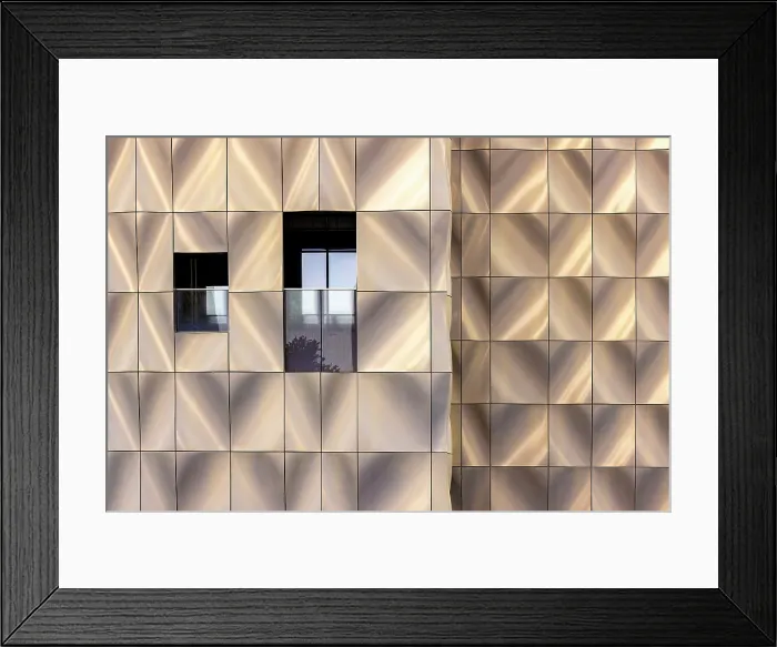 Framed Print : Detail of a new building development, Canary Wharf, Docklands, London, England Framed Print : Detail of a new building development, Canary Wharf, Docklands, London, England