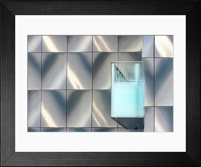 Framed Print : Detail of a new building development, Canary Wharf, Docklands, London, England Framed Print : Detail of a new building development, Canary Wharf, Docklands, London, England