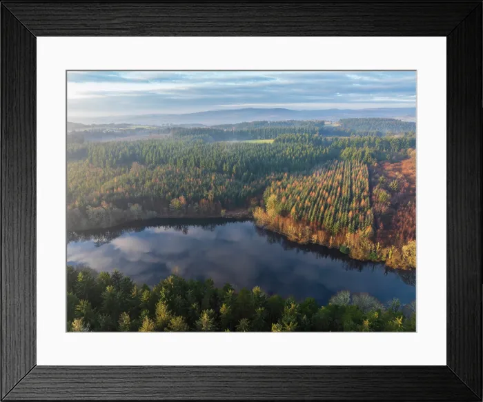 Framed Print : Aerial view of Tottiford Reservoir in Dartmoor National Park, Devon, England. Winter (February) 2025 Framed Print : Aerial view of Tottiford Reservoir in Dartmoor National Park, Devon, England. Winter (February) 2025