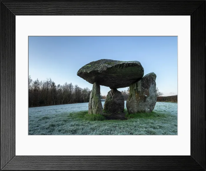Framed Print : Neolithic dolmen Spinsters Rock near Chagford in Dartmoor National Park, Devon, England. Winter (February) 2025 Framed Print : Neolithic dolmen Spinsters Rock near Chagford in Dartmoor National Park, Devon, England. Winter (February) 2025