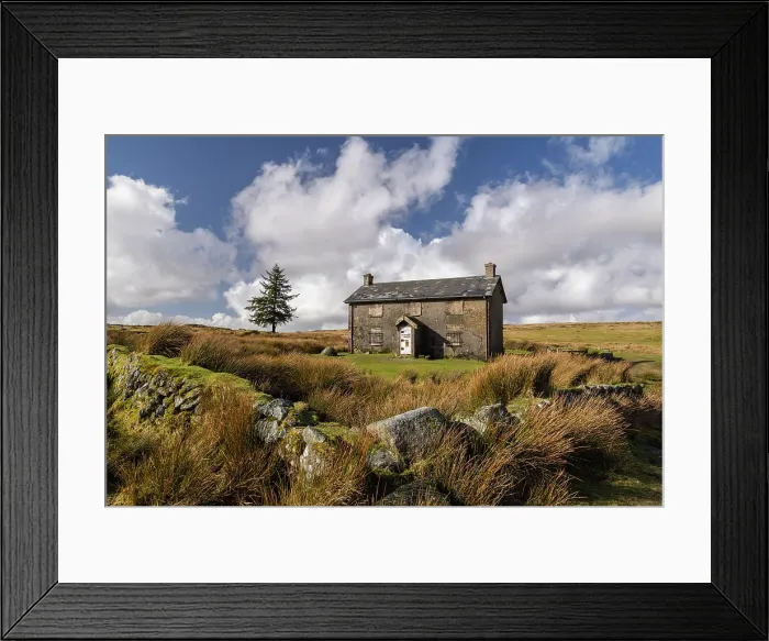 Framed Print : Nun's Cross Farm on the remote moorland of Dartmoor National Park, Devon, England. Winter (February) 2025 Framed Print : Nun's Cross Farm on the remote moorland of Dartmoor National Park, Devon, England. Winter (February) 2025