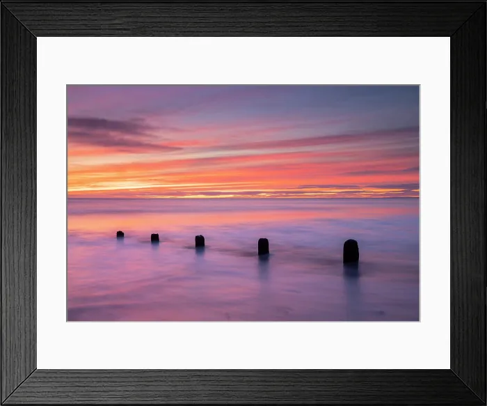 Framed Print : Sunrise over Spittal Beach, Berwick-upon-Tweed, Northumberland, England. Winter (March) 2025 Framed Print : Sunrise over Spittal Beach, Berwick-upon-Tweed, Northumberland, England. Winter (March) 2025