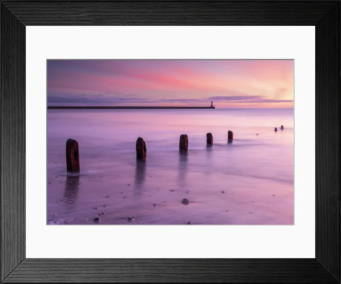 Framed Print : Sunrise over Berwick Lighthouse and pier from Spittal Beach at Berwick upon Tweed, Northumberland, England. Winter (March) 2025 Framed Print : Sunrise over Berwick Lighthouse and pier from Spittal Beach at Berwick upon Tweed, Northumberland, England. Winter (March) 2025